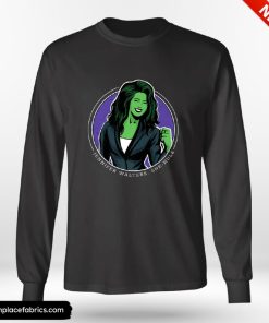 she hulk marvel studios she hulk jen walters split long sleeve t shirt kkajk0