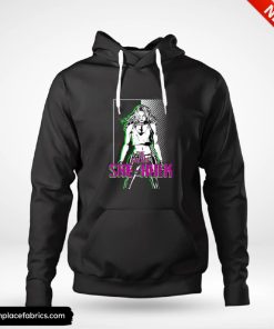 she hulk marvel the savage she hulk color pop half half hoodie p6qsgk