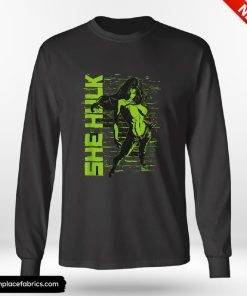 she hulk she hulk bricks graphic long sleeve t shirt xaqozr