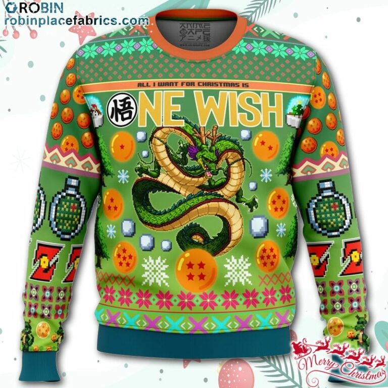 Shenron Dragon Ball Z Ugly Christmas Sweater – AOP Sweater