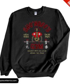 sho nuff gym new york since 1985 sweatshirt nhstem