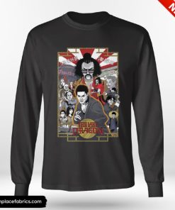 sho nuff the last dragon glow poster long sleeve t shirt qybqd7