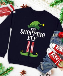 shopping elf matching family group christmas party pajama ugly christmas sweatshirt 1 vdug7