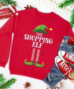 shopping elf matching family group christmas party pajama ugly christmas sweatshirt 4 Rs5lp