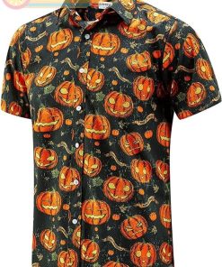short sleeve hawaiian shirts fun pumpkins short sleeve button down hawaiian dress shirts 355 pL7IM