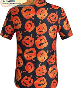 Short Sleeve Hawaiian Shirts Pumpkins Casual Short Sleeve Hawaiian Shirts