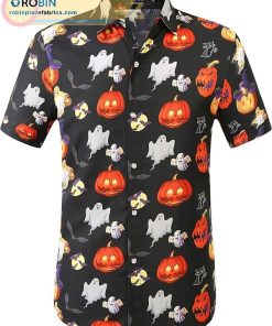 short sleeve hawaiian shirts pumpkins short sleeve button down shirts rbpl23 108 K4Nja