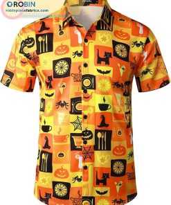 short sleeve hawaiian shirts pumpkins skull casual short sleeve hawaiian shirts 106 bZKBo