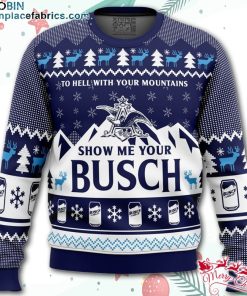 Show Me Your Busch Ugly Christmas Sweater – AOP Sweater