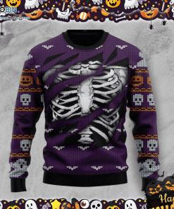 Skeleton Halloween Ugly Sweater