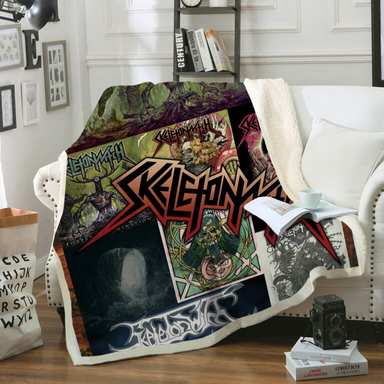 Skeletonwitch Quilt Blanket
