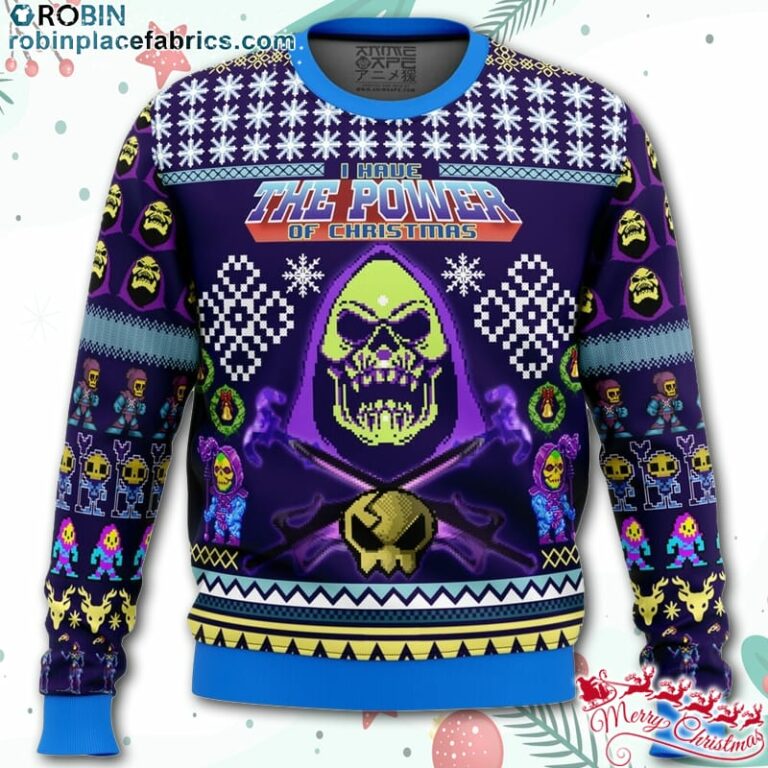 Skeletor Masters of the Universe Ugly Christmas Sweater – AOP Sweater