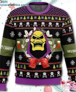 Skeletor Ugly Christmas Sweater – AOP Sweater