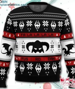 Skyrim Fusrodah Ugly Christmas Sweater – AOP Sweater