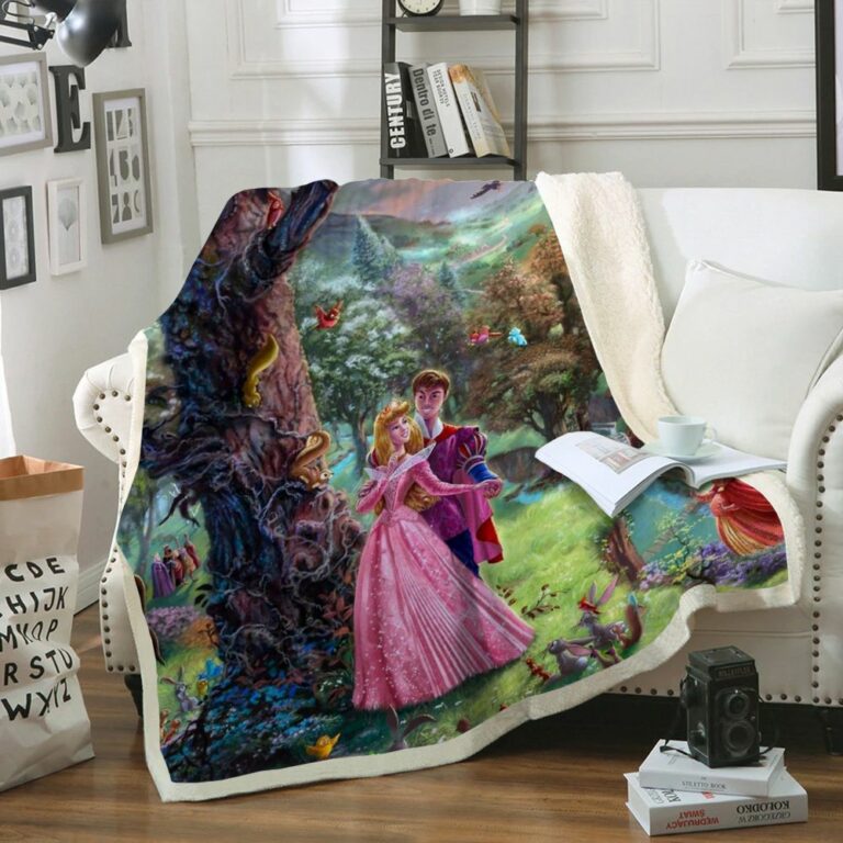 Sleeping Beauty Quilt & Fleece Blanket #1