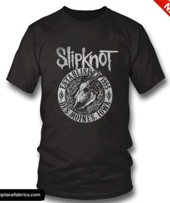 slipknot iowa skull 1995 t shirt blxqju