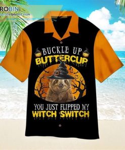 Sloth Halloween Buckle Up Buttercup Casual Short Sleeve Hawaiian Shirts