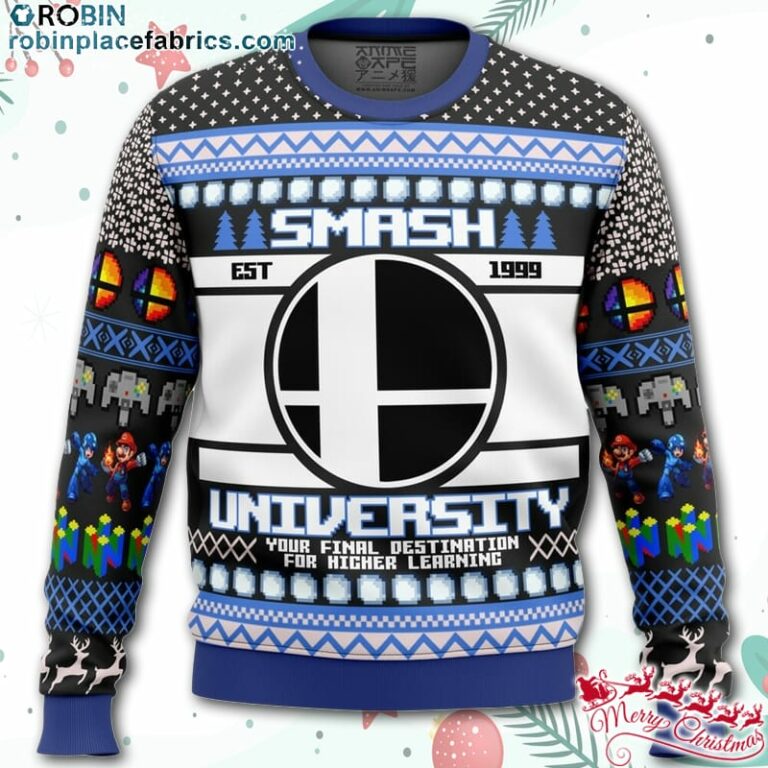 Smash University Ugly Christmas Sweater – AOP Sweater