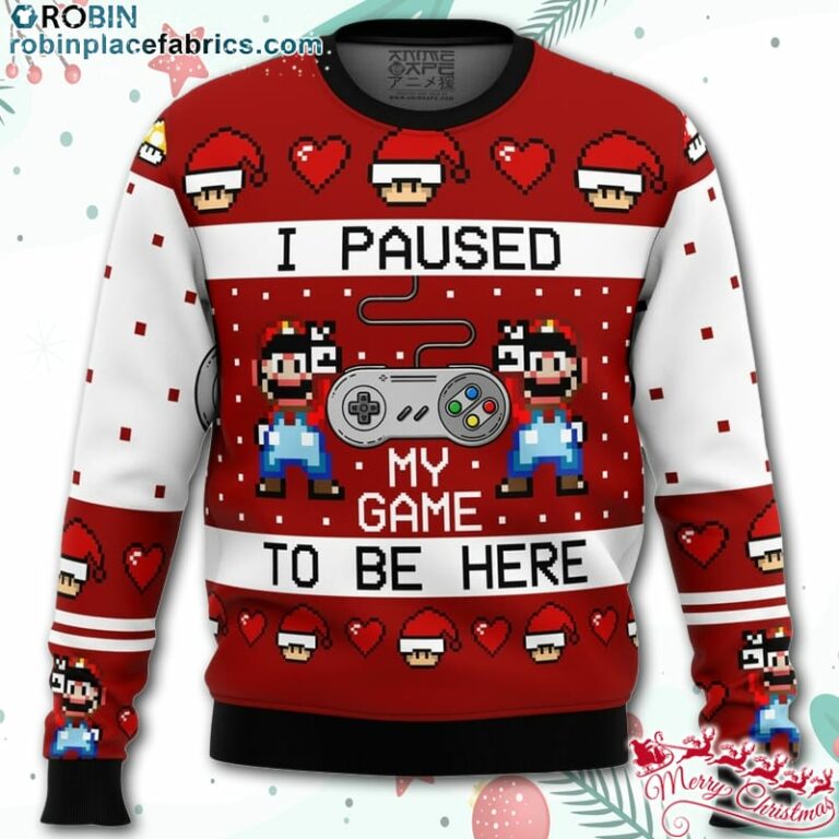 SNES Ugly Christmas Sweater – AOP Sweater