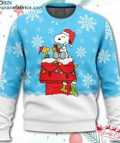 Snowy Christmas Snoopy Ugly Christmas Sweater – AOP Sweater