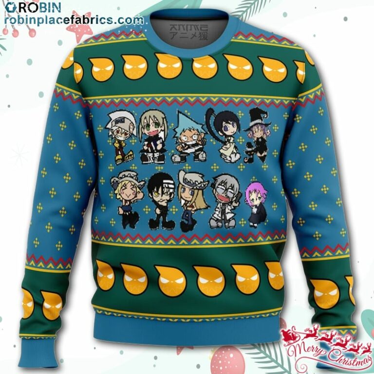 Soul Eater Chibi Ugly Christmas Sweater – AOP Sweater