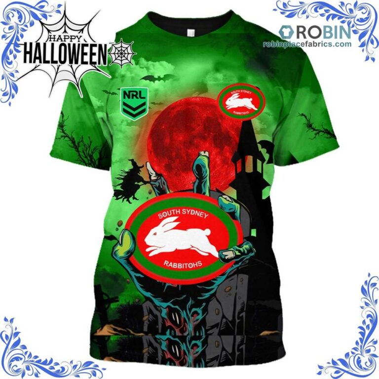 South Sydney Rabbitohs Halloween Is Coming All Over Print – AOP Shirt