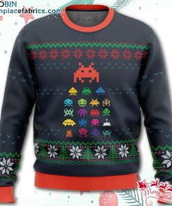 Space Invaders Ugly Christmas Sweater – AOP Sweater