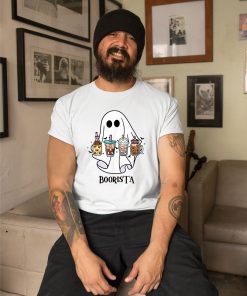 spooky ghost boorista boo coffee halloween spooky ghost coffee barista shirt 72 ysht7w