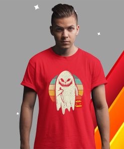 Spooky Ghost Retro Halloween Costume Spooky Ghost Shirt