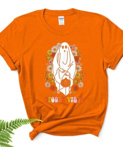 spooky vibes funny groovy hippie ghost halloween spooky ghost shirt 39 ptopfd