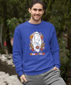 spooky vibes funny groovy hippie ghost halloween spooky ghost shirt 82 pt1xo4