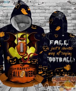 Sport Bat Devil Football Halloween Black 3D All-Over Print Unisex Hoodie