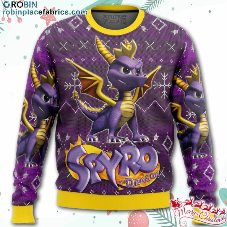 Spyro the Dragon Ugly Christmas Sweater – AOP Sweater