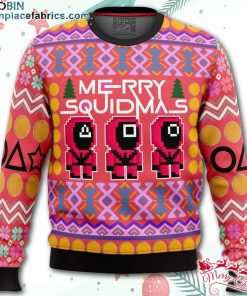 Squid Game Squidmas Ugly Christmas Sweater – AOP Sweater