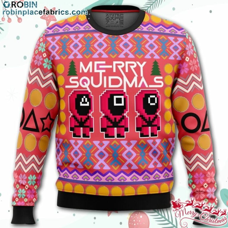 Squid Game Squidmas Ugly Christmas Sweater – AOP Sweater