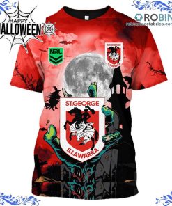 st george illawarra dragons halloween is coming all over print 191 vIBut