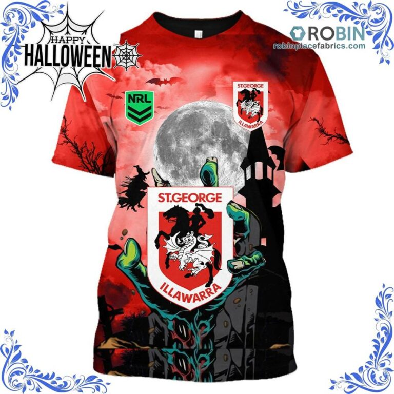 St. George Illawarra Dragons Halloween Is Coming All Over Print – AOP Shirt