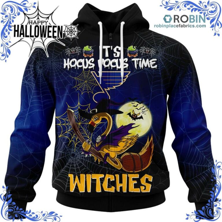 St. Louis Blues Halloween Jersey Flamingo Witches Hocus Pocus All Over Print – AOP Shirt
