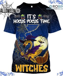 St. Louis Blues Halloween Jersey Flamingo Witches Hocus Pocus All Over Print – AOP Shirt