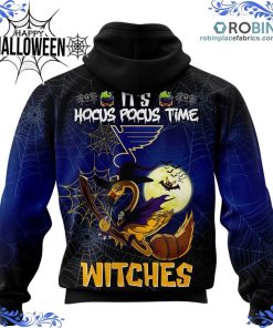 st louis blues halloween jersey flamingo witches hocus pocus all over print 399 OduyI