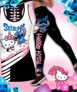 Stitch & Hello Kitty Tank Top Legging