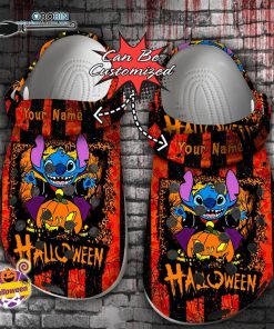 Halloween Clogs – Personalized Stitch Halloween Leopard Crocs Shoes