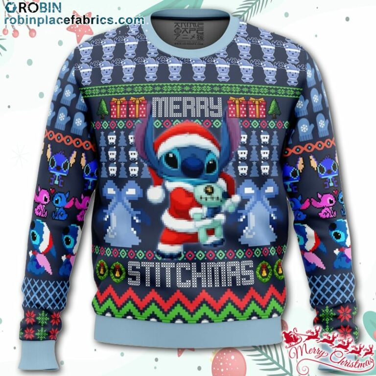 Stitch Lilo and Stitch Ugly Christmas Sweater – AOP Sweater