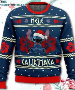 Stitch Mele Kalikimaka Ugly Christmas Sweater – AOP Sweater