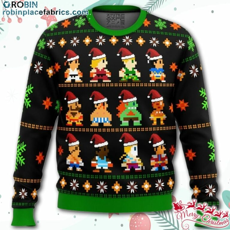 Street Fighter Classic Collection Ugly Christmas Sweater – AOP Sweater