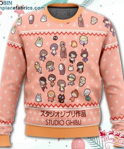 Studio Ghibli Cuties Ugly Christmas Sweater – AOP Sweater