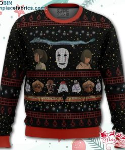 Studio Ghibli No Face Spirited Away Ugly Christmas Sweater – AOP Sweater
