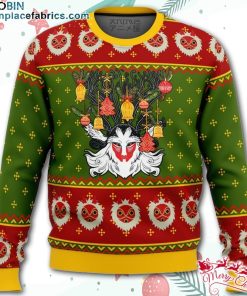 Studio Ghibli Princess Mononoke Xmas Forest Spirit Ugly Christmas Sweater – AOP Sweater