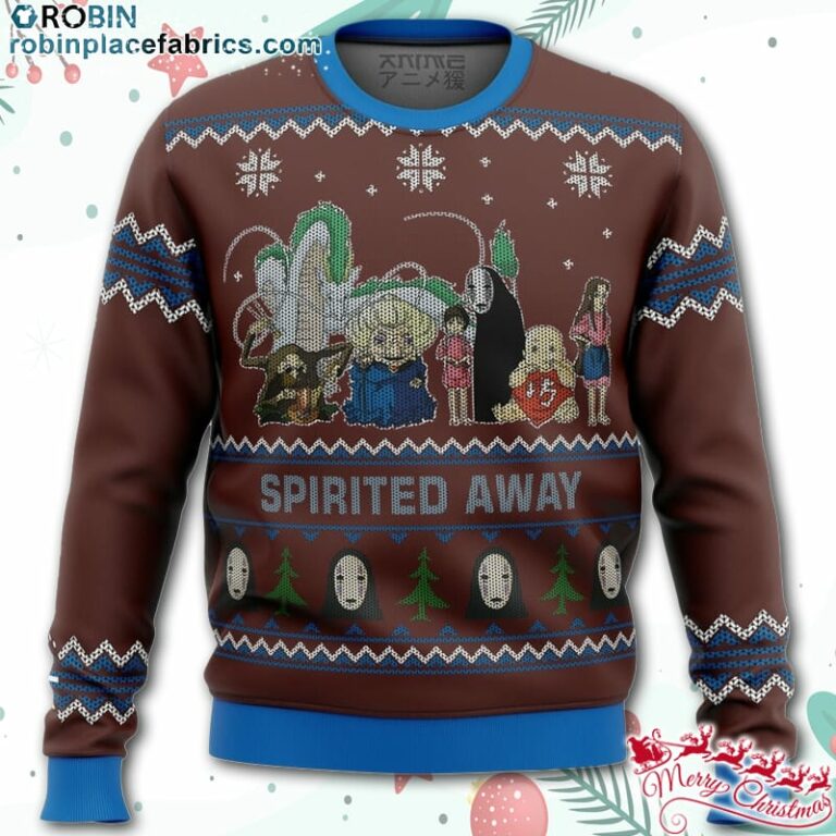 Studio Ghibli Spirited Away alt Ugly Christmas Sweater – AOP Sweater