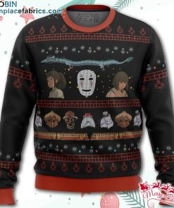 Studio Ghibli Spirited Ugly Christmas Sweater – AOP Sweater